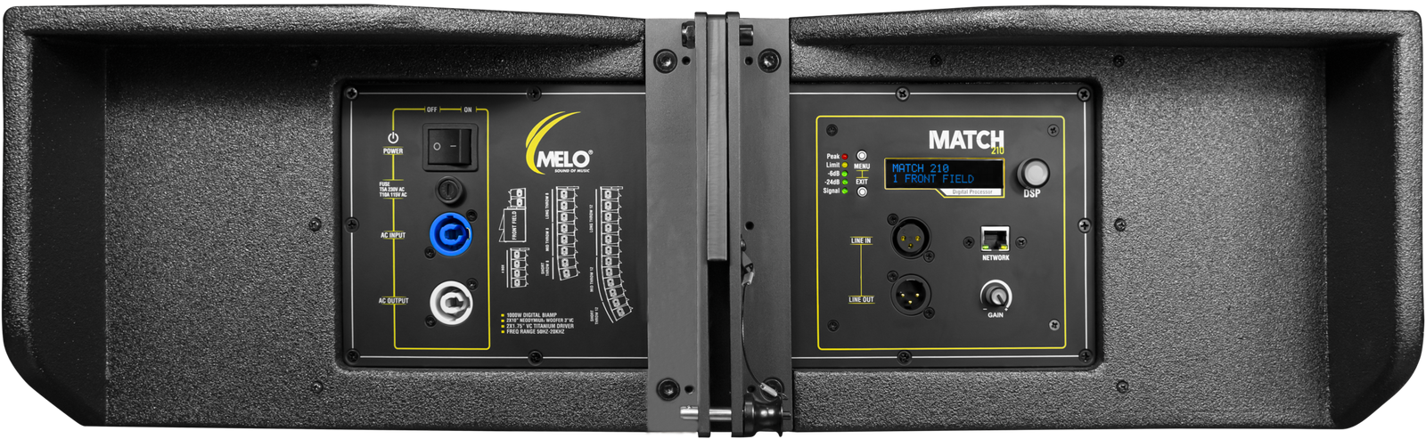 bafle activo para arreglo lineal 2x10" match210 melo bafle activo para arreglo lineal 2x10" match210 melo